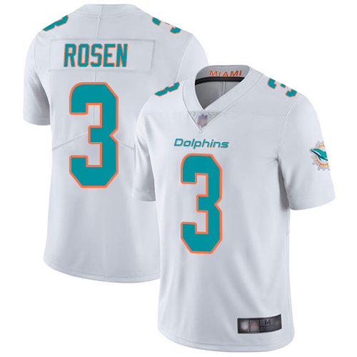 Dolphins #3 Josh Rosen White Youth Stitched Football Vapor Untouchable Limited Jersey