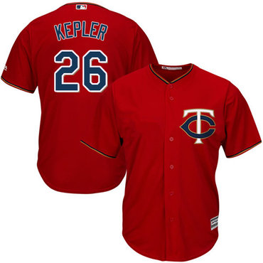 Twins #26 Max Kepler Red Cool Base Stitched Youth Baseball Jersey