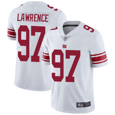 Giants #97 Dexter Lawrence White Youth Stitched Football Vapor Untouchable Limited Jersey