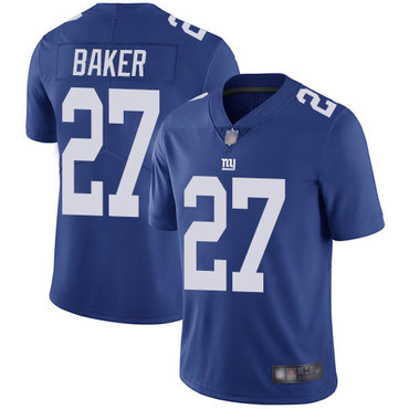 Giants #27 Deandre Baker Royal Blue Team Color Youth Stitched Football Vapor Untouchable Limited Jersey