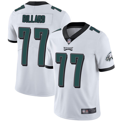 Eagles #77 Andre Dillard White Youth Stitched Football Vapor Untouchable Limited Jersey