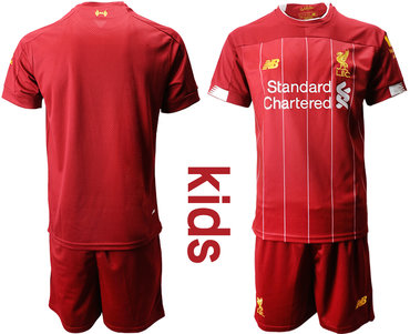 2019-20 Liverpool Youth Home Soccer Jersey