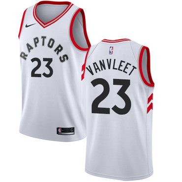 Raptors #23 Fred VanVleet White Women's Basketball Swingman Association Edition Jersey