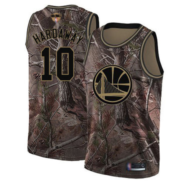 Warriors #10 Tim Hardaway Camo 2019 Finals Bound Basketball Swingman Realtree Collection Jersey