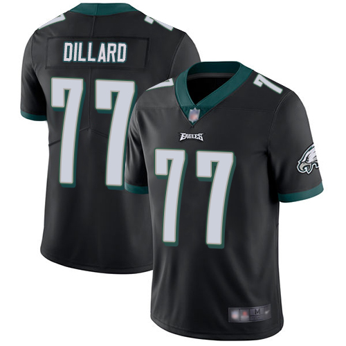 Eagles #77 Andre Dillard Black Alternate Men's Stitched Football Vapor Untouchable Limited Jersey