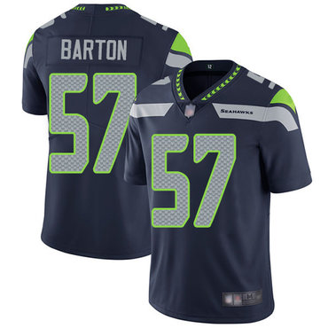 Seahawks #57 Cody Barton Steel Blue Team Color Men's Stitched Football Vapor Untouchable Limited Jersey