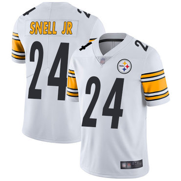 Steelers #24 Benny Snell Jr. White Men's Stitched Football Vapor Untouchable Limited Jersey