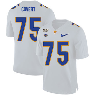 Pittsburgh Panthers 75 Jimbo Covert White 150th Anniversary Patch Nike College Football Jersey