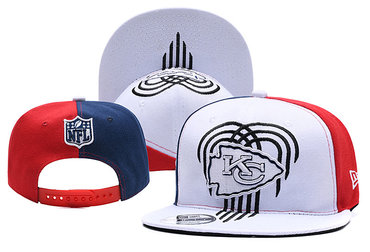 Chiefs Team Logo White Red 2019 Draft Adjustable Hat YD