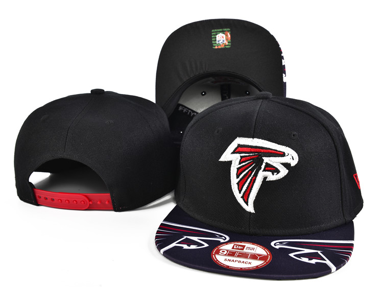 Falcons Team Logo Black Adjustable Hat SF