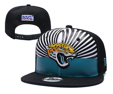 Jaguars Team Logo Black 2019 Draft 100th Season Adjustable Hat YD