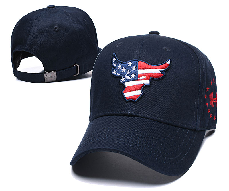 Texans Team Logo Navy Peaked Adjustable Hat TX