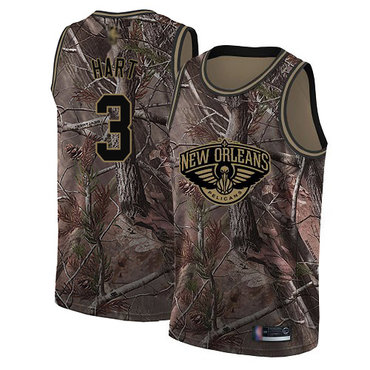 Pelicans #3 Josh Hart Camo Basketball Swingman Realtree Collection Jersey