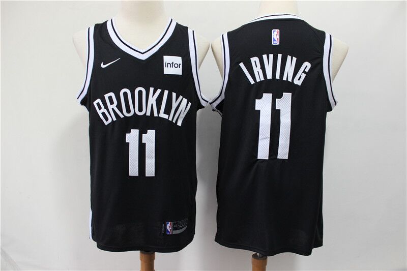 Nets 11 Kyrie Irving Black Nike Swingman Jersey