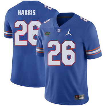 Florida Gators 26 Marcell Harris Blue College Football Jersey