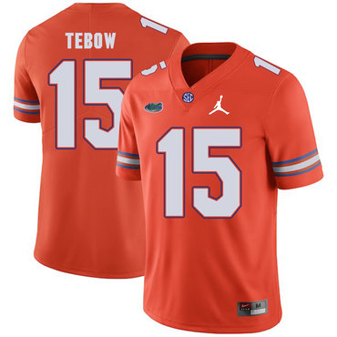 Florida Gators 15 Tim Tebow Orange College Football Jersey