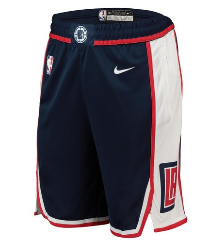 Clippers Navy City Edition Swingman Shorts