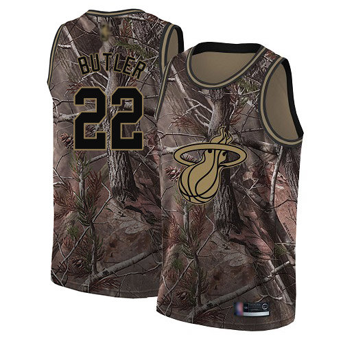 Heat #22 Jimmy Butler Camo Basketball Swingman Realtree Collection Jersey