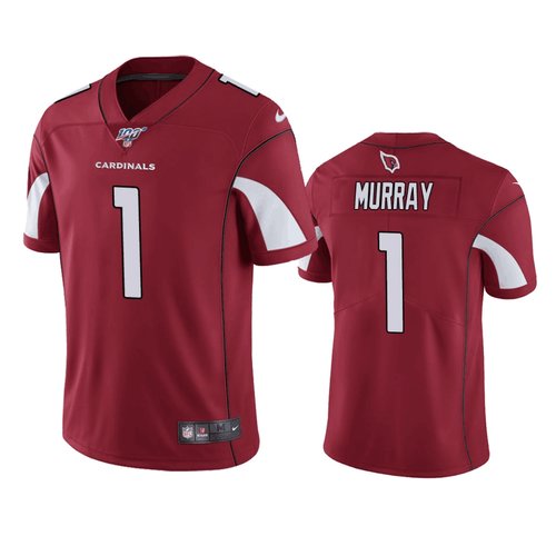 Nike Cardinals 1 Kyler Murray Red 100th Season Vapor Untouchable Limited Jersey