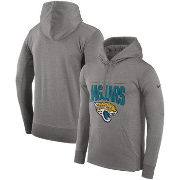 Jacksonville Jaguars Nike Sideline Property of Performance Pullover Hoodie Gray