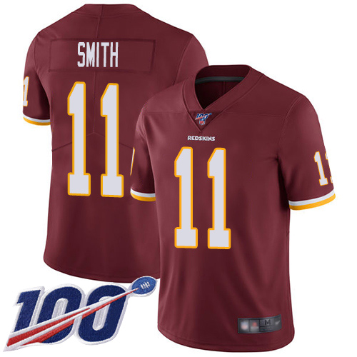 Nike Redskins #11 Alex Smith Burgundy Red Team Color Men's Stitched NFL 100th Season Vapor Limited Jersey