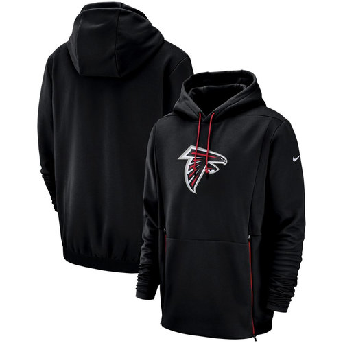 Atlanta Falcons Nike Sideline Performance Player Pullover Hoodie Black