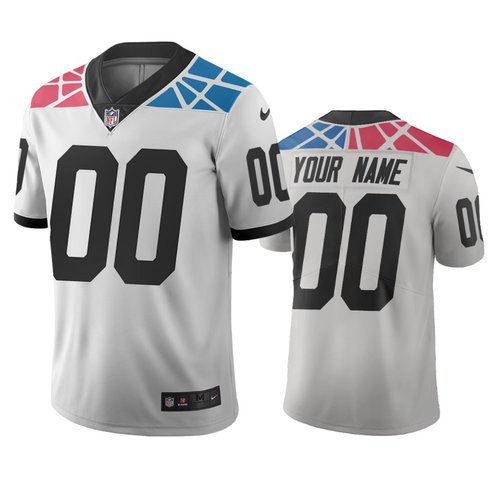 Carolina Panthers Custom White Vapor Limited City Edition NFL Jersey