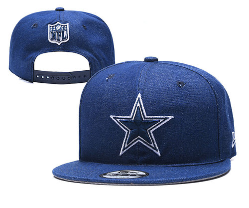 Cowboys Team Logo Blue Adjustable Hat YD