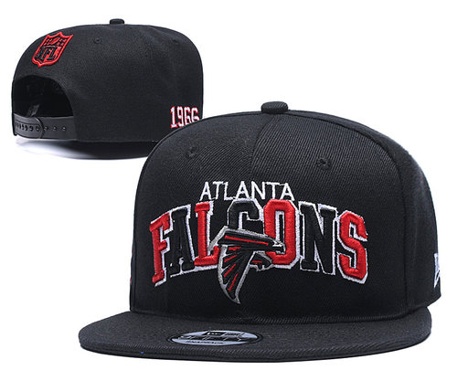 Falcons Team Logo Black 1966 Anniversary Adjustable Hat YD