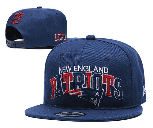 Patriots Team Logo Navy 1960 Anniversary Adjustable Hat YD