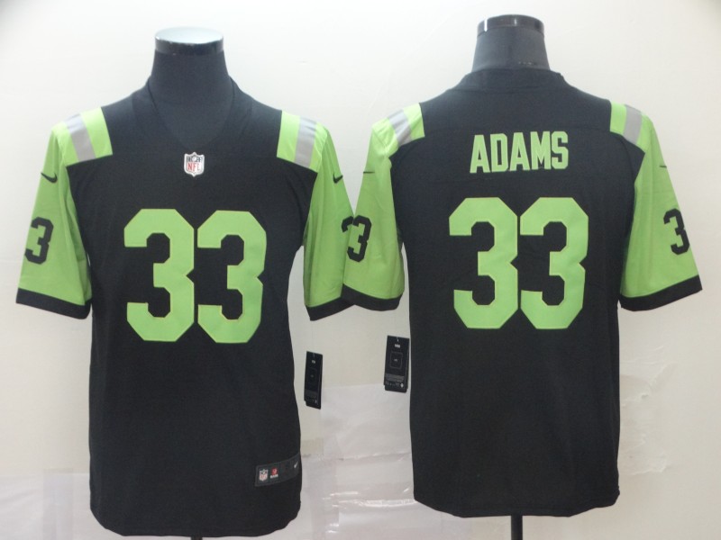 Nike Jets 33 Jamal Adams Black City Edition Vapor Untouchable Limited Jersey