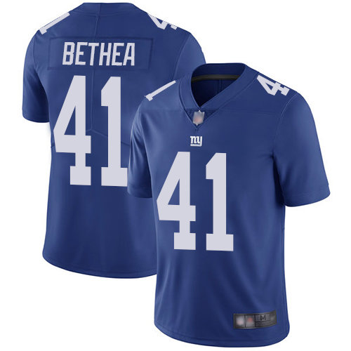 Giants #41 Antoine Bethea Royal Blue Team Color Men's Stitched Football Vapor Untouchable Limited Jersey