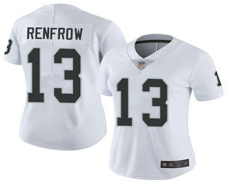 Women's Las Vegas Raiders #13 Hunter Renfrow White 2019 Vapor Untouchable Stitched NFL Nike Limited Jersey