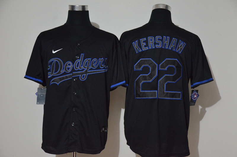 Men's Los Angeles Dodgers #24 Kobe Bryant Lights Out Black Fashion Stitched MLB Cool Base Nike Jersey