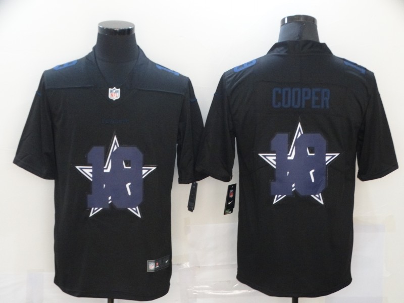 Men's Dallas Cowboys #19 Amari Cooper Black 2020 Shadow Logo Vapor Untouchable Stitched NFL Nike Limited Jersey