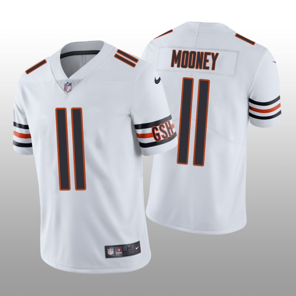 Men's Chicago Bears #11 Darnell Mooney White Jersey Vapor Limited 