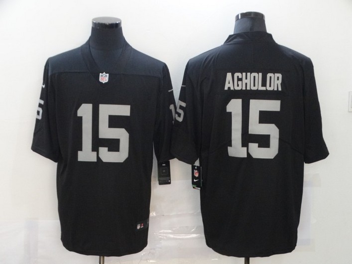 Men's Las Vegas Raiders #15 Nelson Agholor Black 2017 Vapor Untouchable Stitched NFL Nike Limited Jersey