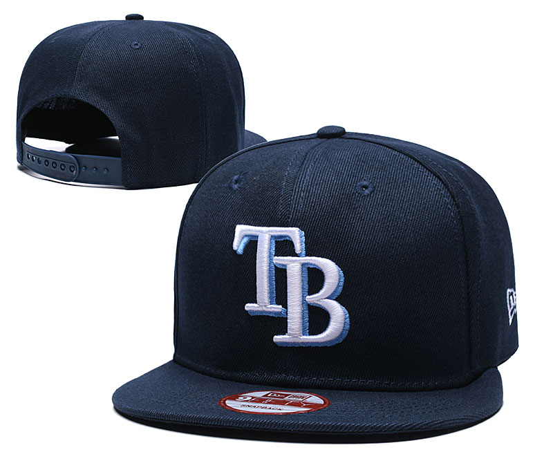 MLB Tampa Bay Rays Navy Blue Snapback