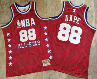 1988 All-Star AAPE x MN Red Jersey