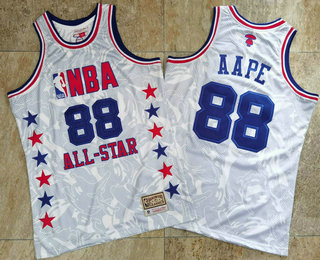 1988 All-Star AAPE x MN White Jersey