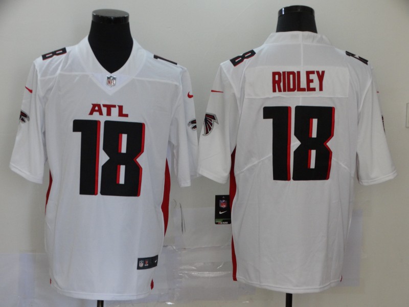 Men's Atlanta Falcons #18 Calvin Ridley White 2020 NEW Vapor Untouchable Stitched NFL Nike Limited Jersey