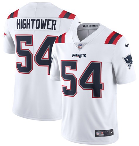 Men's New England Patriots #54 Dont'a Hightower White 2020 NEW Vapor Untouchable Stitched NFL Nike Limited Jersey