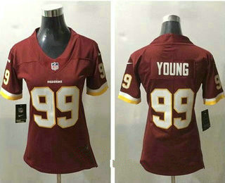 Women's Washington Redskins #99 Chase Young Red 2020 NEW Vapor Untouchable Stitched NFL Nike Limited Jersey