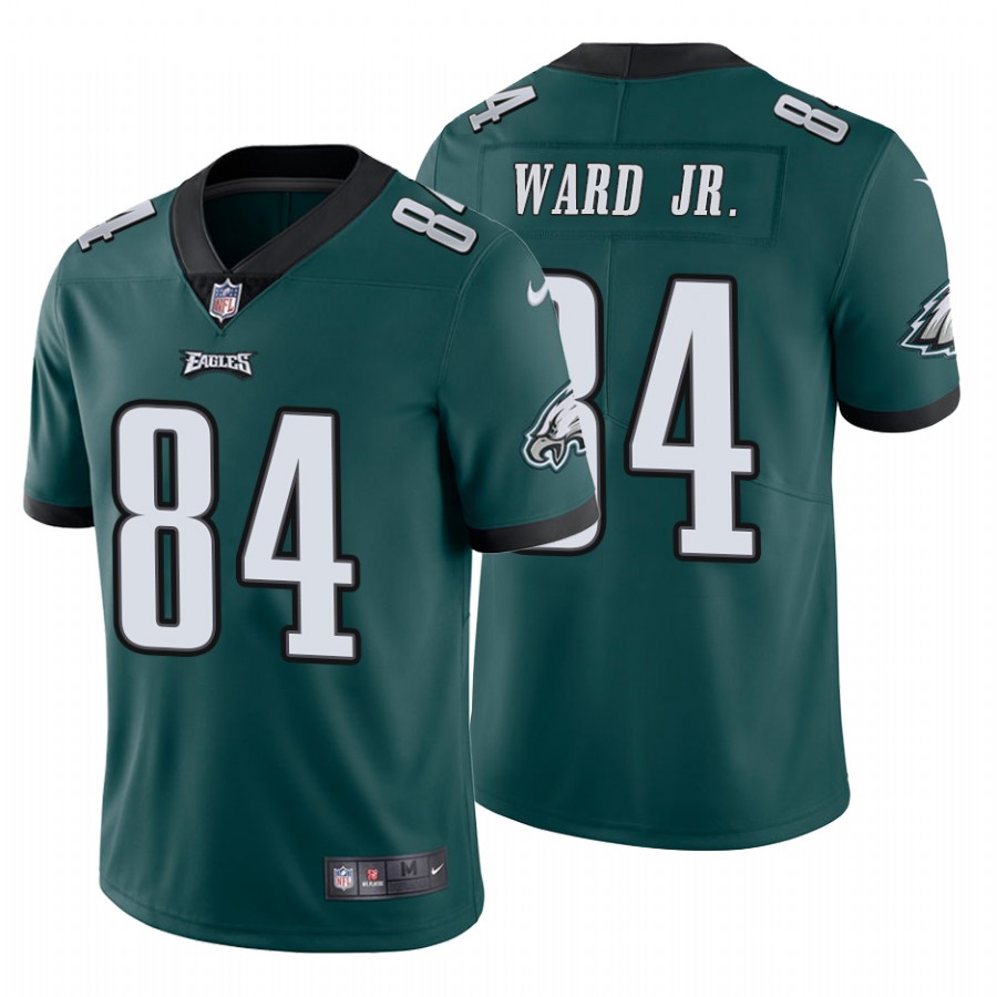 Men's Philadelphia Eagles #84 Greg Ward Jr.Vapor Untouchable Limited Midnight Green Nike Jersey