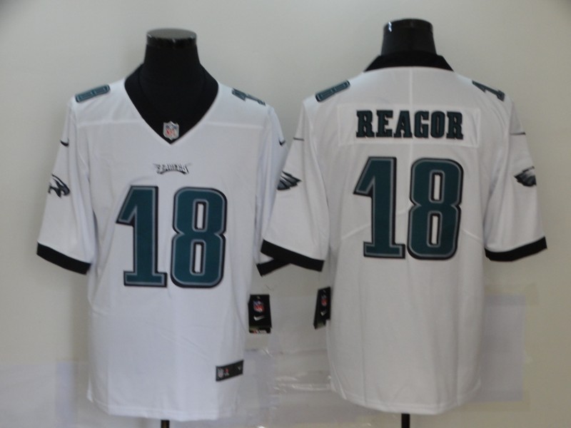 Men's Philadelphia Eagles #18 Jalen Reagor White 2020 Vapor Untouchable Stitched NFL Nike Limited Jersey