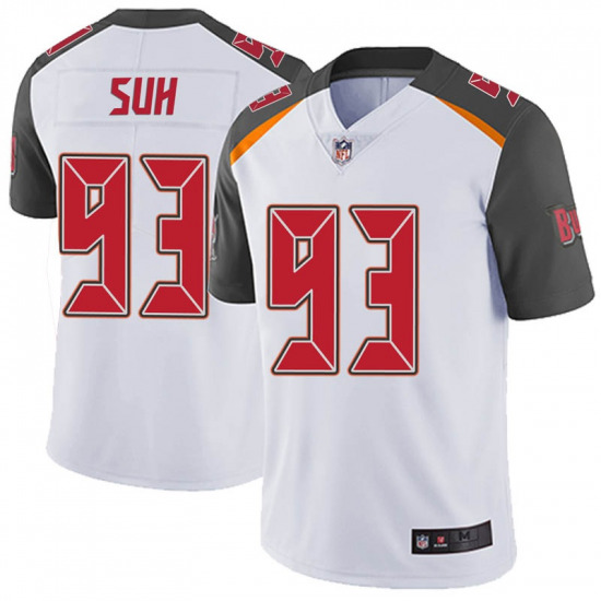 Nike Tampa Bay Buccaneers #93 Ndamukong Suh Men's Limited Vapor Untouchable White Jersey