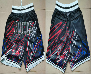 Men's Chicago Bulls Black Lightning Just Don Swingman Shorts