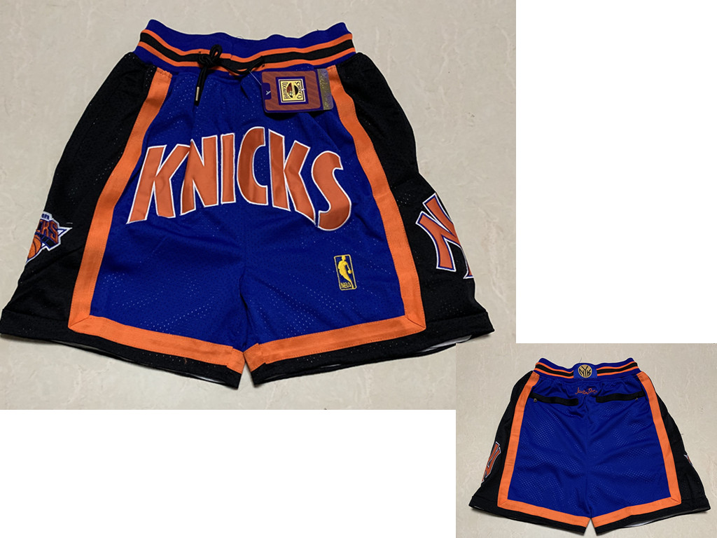 New York Knicks Shorts (Black) JUST DON