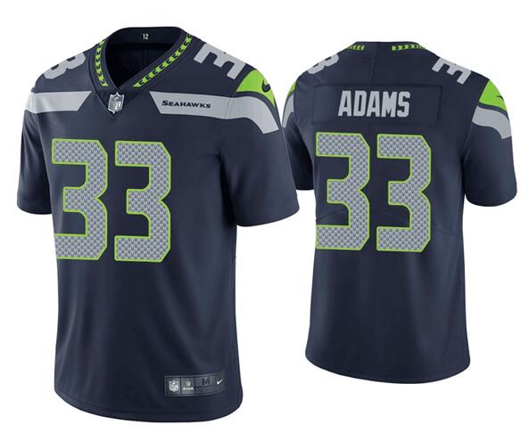 Men's Seattle Seahawks #33 Jamal Adams Navy Blue 2020 Vapor Untouchable Stitched NFL Nike Limited Jersey