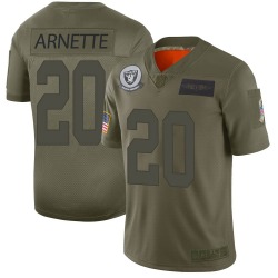 Men's Las Vegas Raiders #20 Damon Arnette Limited Camo 2019 Salute to Service Jersey